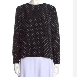 Jenni Kayne Silk Polka Dot Blouse
